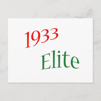1933 Elite Briefkaart