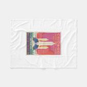 1933 Fair Blanket van Chicago World Fleece Deken (Voorkant (Horizontaal))