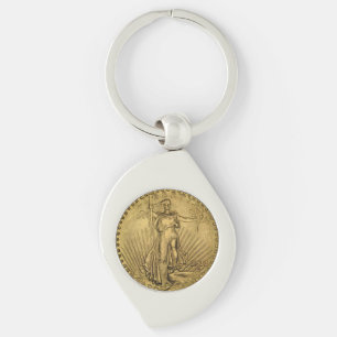 1933 het Dubbele Gouden Muntstuk van Eagle Sleutelhanger