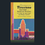1933 International Exposition CHICAGO. Art Deco. Poster<br><div class="desc">Dit is een scan van een pagina van het officiële programma (gids) naar de "A Century of Progress International Exposition" van 1933 in Chicago,  IL. Kleurrijke en dynamische illustratie van de illustratie tijdens het kunstdecotijdperk.</div>