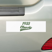 1933 Klassiek Bumpersticker (Op auto)