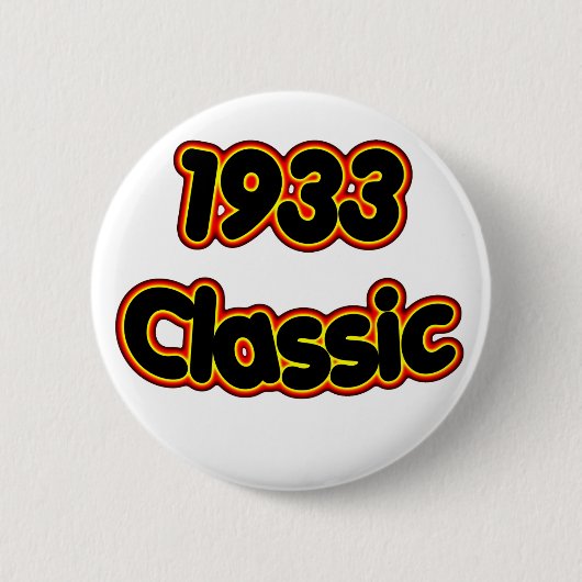 1933 Klassiek Ronde Button 5,7 Cm (Voorkant)