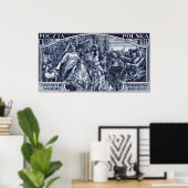 1933 Levering van het Weense poststempel Poster (Thuiskantoor)