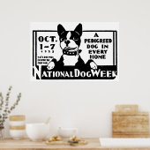 1933 Nationaal Poster van de Dog Week (Keuken)