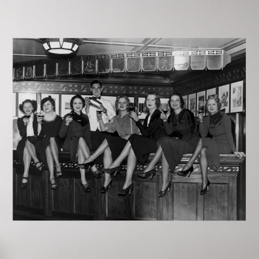 1933 NEW YORK EIND VERBODSPARTIJ POSTER (Voorkant)