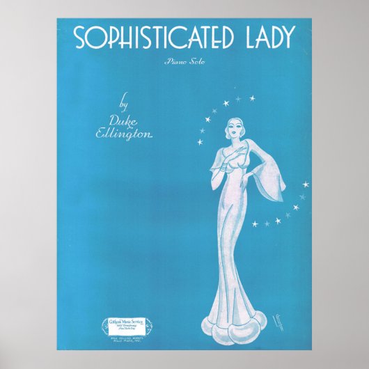 1933 Sophisticated Lady Poster (Voorkant)