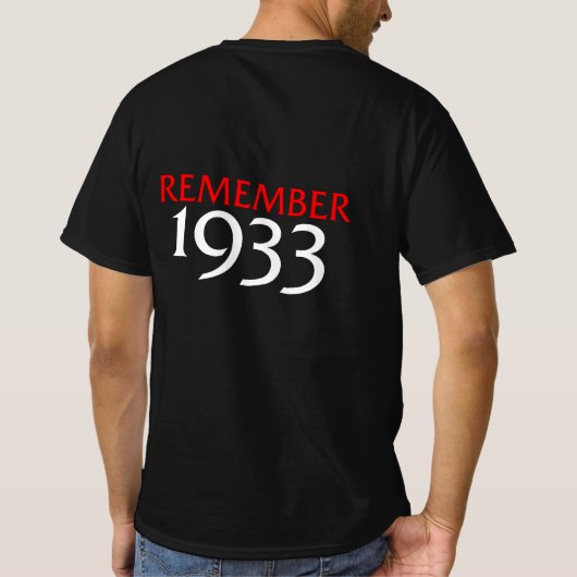 1933 T-shirt (Achterkant)
