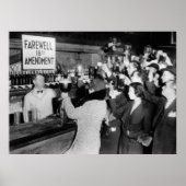 1933 TOAST TOT EIND VAN HET VERBOD POSTER (Voorkant)