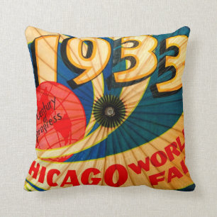1933 Wereldtentoonstellingsjaar van vooruitgang e Kussen