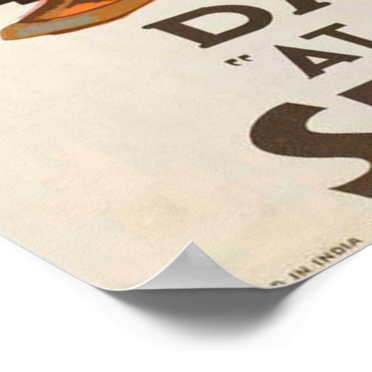 1934 Bekijk India Darjeeling Lama Dance Travel Poster (Hoek)