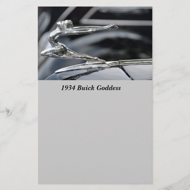 1934 Buick Goddess Hood Ornament (Voorkant)