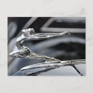 1934 Buick Goddess Hood Ornament Briefkaart