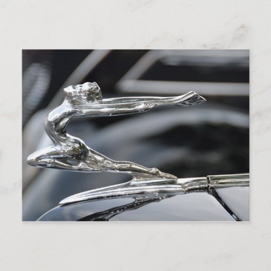 1934 Buick Goddess Hood Ornament Briefkaart (Voorkant)