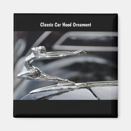 1934 Buick Goddess Hood Ornament  Magneet (Voorkant)