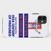 1934 Chicago eeuw van vooruitgang Case-Mate iPhone Case (Achterkant (horizontaal))