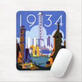 1934 De beurs van Chicago World Muismat (Met muis)