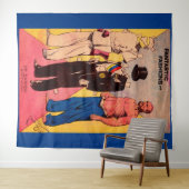 1934 Dr. Zarkov Flash Gordon strips Wandkleed (In Situ (horizontaal))