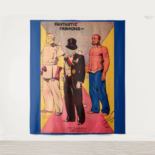 1934 Dr. Zarkov Flash Gordon strips Wandkleed (Voorkant)