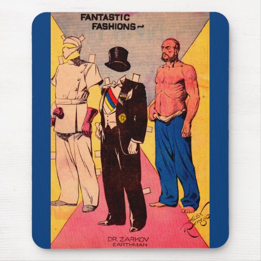 1934 Dr. Zarkov papieren pop Flash Gordon Muismat (Voorkant)