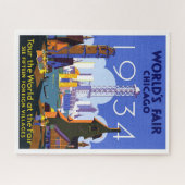 1934 Fair Travel Advertisement in Chicago World Legpuzzel (Horizontaal)