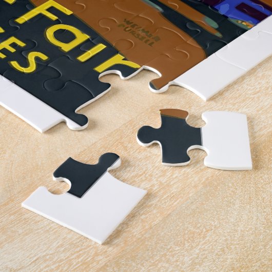 1934 Fair Travel Advertisement in Chicago World Legpuzzel (Zijkant)