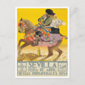 1934 Feria de Sevilla  Briefkaart (Voorkant)