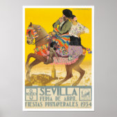 1934 Feria de Sevilla vintage Poster (Voorkant)