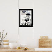 1934 Gitanes French Cigarette Ad Poster (Keuken)