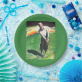 1934 golfdruk papieren bordje (Feest)