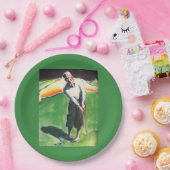 1934 golfdruk papieren bordje (Feest)