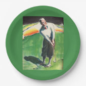 1934 golfdruk papieren bordje (Voorkant)