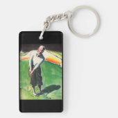 1934 golfdruk sleutelhanger (achterkant)