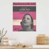 1934 Handen aan tafel Poster (Keuken)