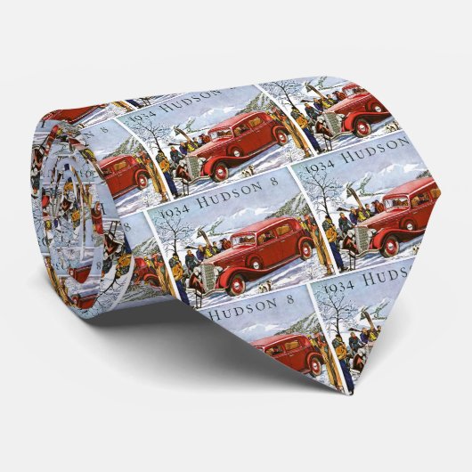1934 Hudson 8 -  reclame Stropdas (Opgerold)