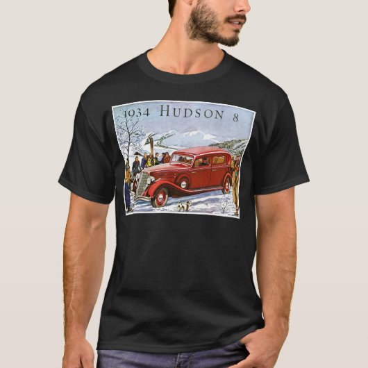 1934 Hudson 8 - reclame T-shirt (Voorkant)
