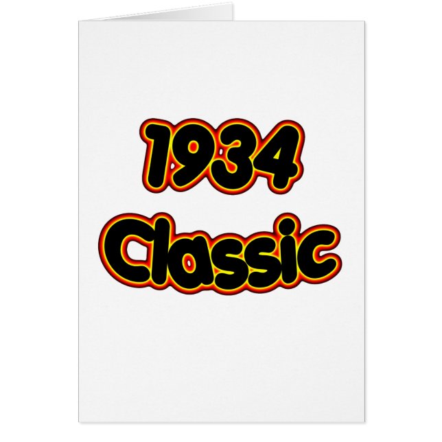 1934 Klassiek (Voorkant)