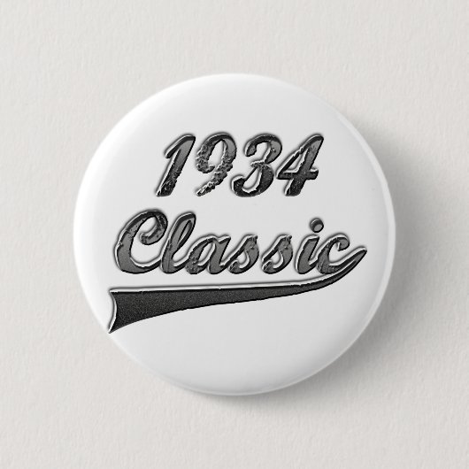 1934 Klassiek Ronde Button 5,7 Cm (Voorkant)
