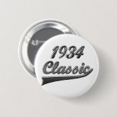 1934 Klassiek Ronde Button 5,7 Cm (Voorkant /achterkant)