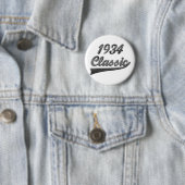 1934 Klassiek Ronde Button 5,7 Cm (In situ)