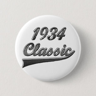 1934 Klassiek Ronde Button 5,7 Cm