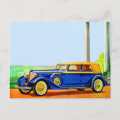 1934 Lincoln model KA Briefkaart (Voorkant)