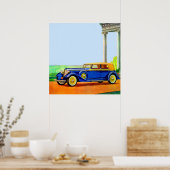 1934 Lincoln model KA Poster (Keuken)