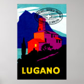 1934 Lugano Philatelic Poster (Voorkant)