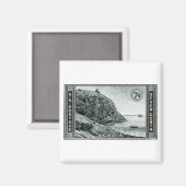 1934 Nationaal park Acadia Magneet (Voorkant / Achterkant)