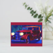 1934 Packard auto Briefkaart (Staand voorkant)