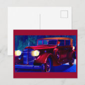 1934 Packard auto Briefkaart (Voorkant / Achterkant)