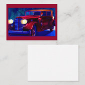 1934 Packard auto Notitiekaartje (Voorkant / Achterkant)