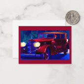 1934 Packard auto Notitiekaartje (Voorkant / Achterkant in situ)