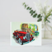 1934 Pierce Arrow Briefkaart (Staand voorkant)