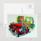 1934 Pierce Arrow Briefkaart (Voorkant / Achterkant)